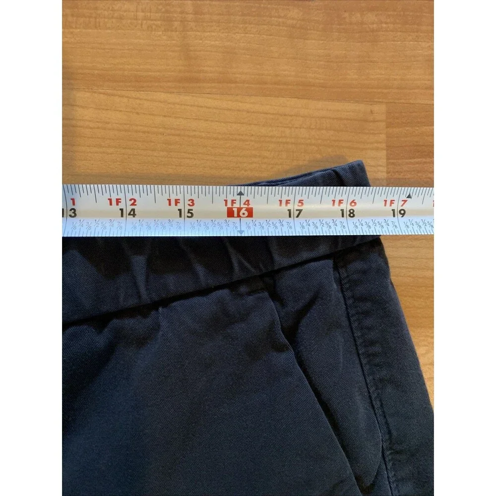 Everlane Mens Size XL The Pull-On Performance Chino Shorts Slim Stretch Black‎